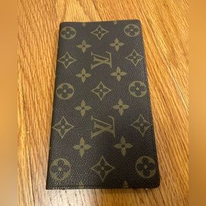 Louis Vuitton Monogram Checkbook Long Wallet